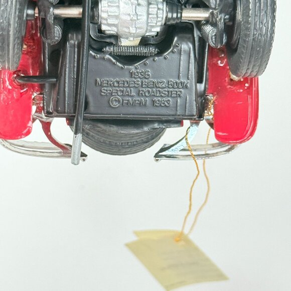 1988 Franklin Mint 1935 Mercedes-Benz 500K Roadster Diecast 1:24 Scale Damaged - Picture 8 of 10